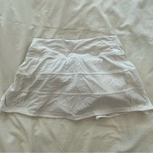 White Lululemon Tennis Skirt